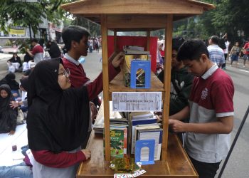 Ilustrasi program perpustakaan daerah.