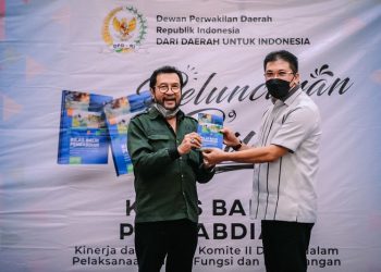 Komite II DPD Laporkan Kinerja 2 Tahun Lewat Buku