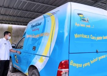 Covid-19 Mereda, Perpustakaan Keliling di Kabupaten Bondowoso Reaktivasi