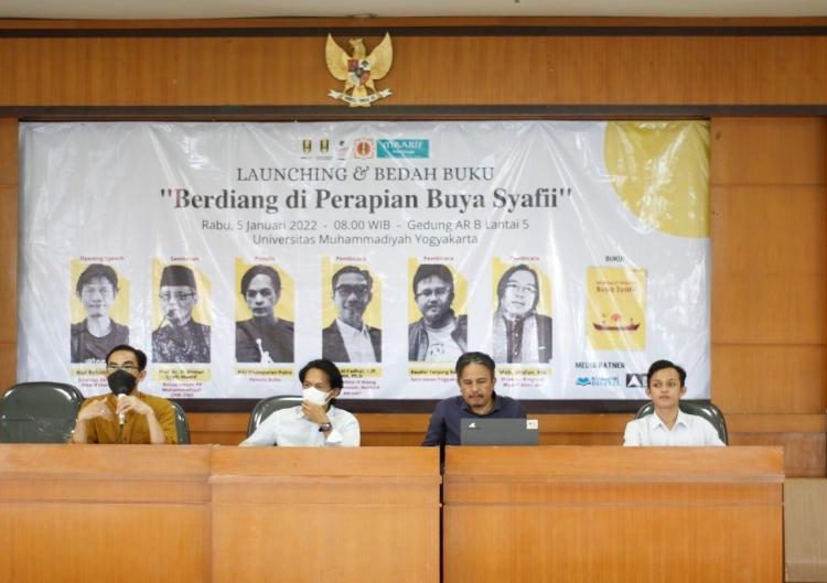 IMM Cabang Yogyakarta Gelar Launching Buku Berdiang di Perapian Buya Syafii