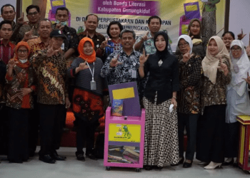 Sajisaka, Gerakan Sedekah Buku Oleh Dinpus Gunung Kidul