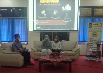 Sastra-Ku berkolaborasi dengan Dinas Pusip Gelar Bedah Novel “Zellda dan Bhama”